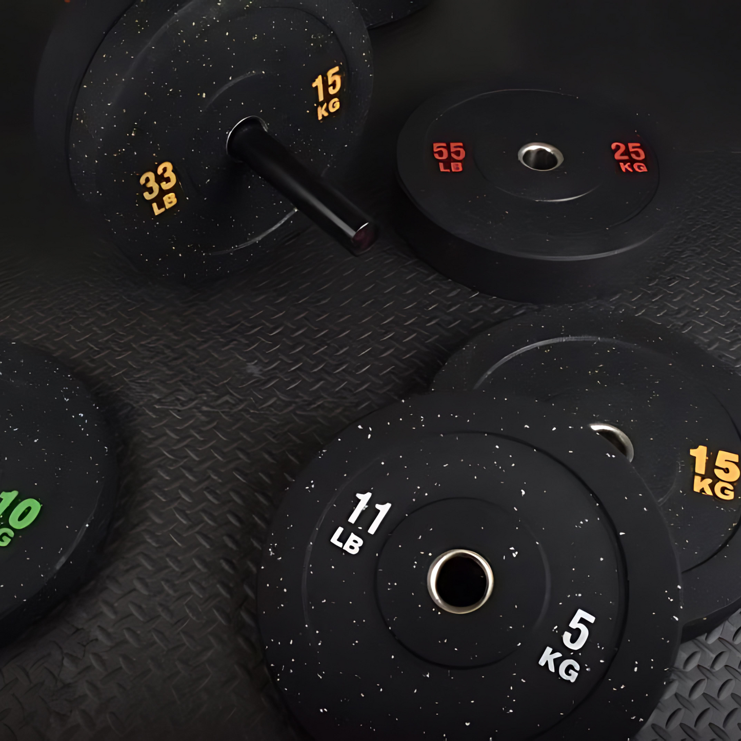 Crumb Rubber Olympic Bumper Plates (Pair)