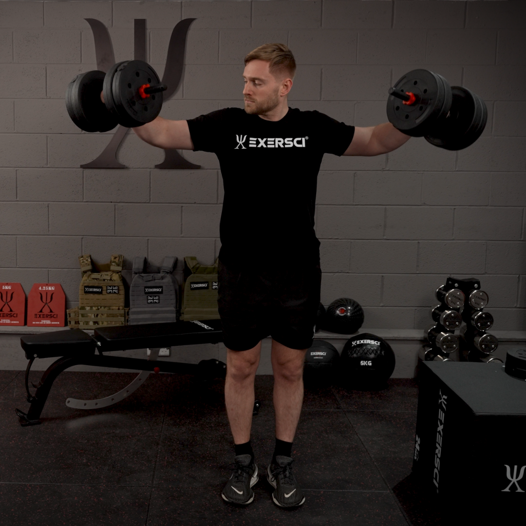 Exersci® Adjustable Dumbbell & Barbell Set with Kettlebell Attachment Option