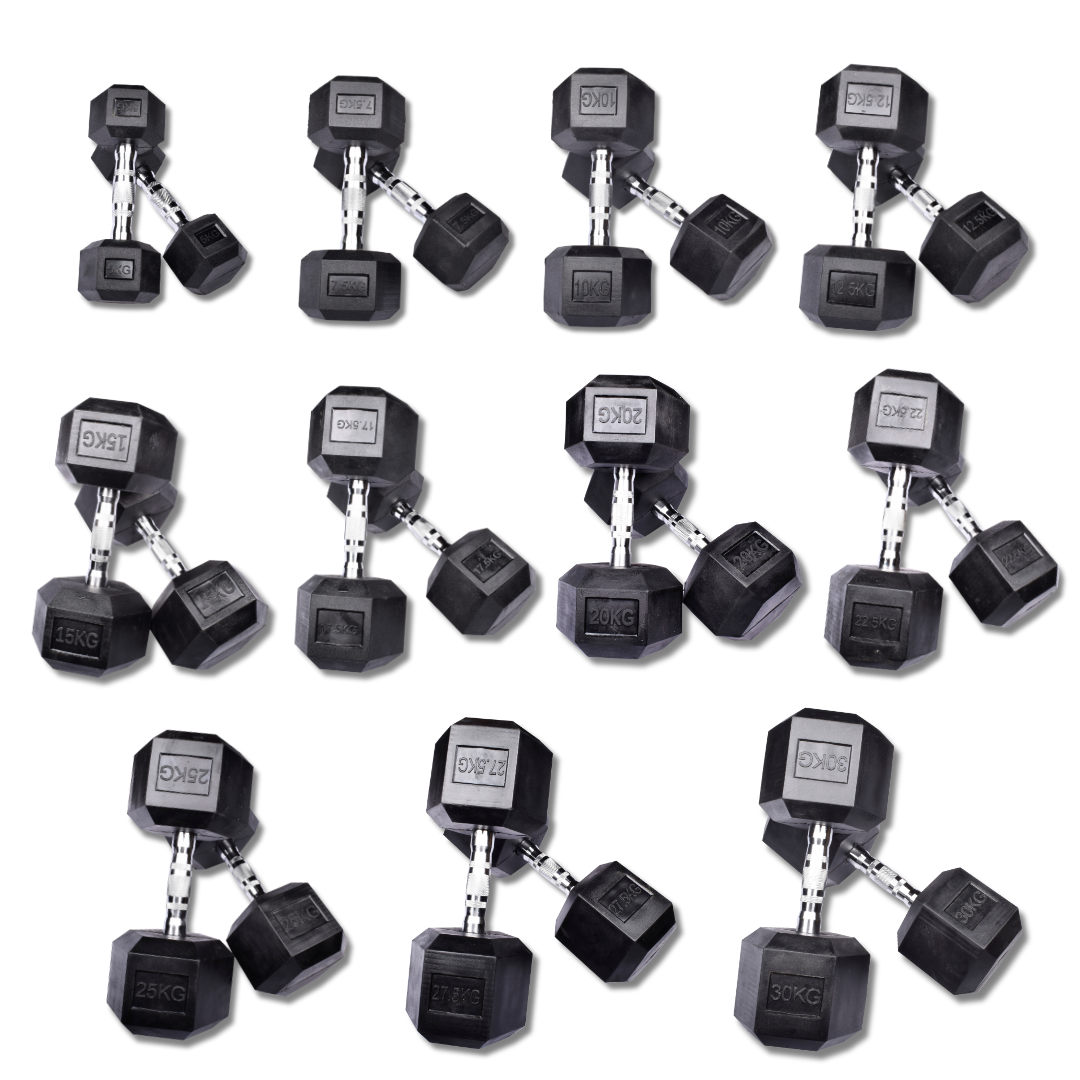 Exersci® Hex Dumbbells (Pairs)