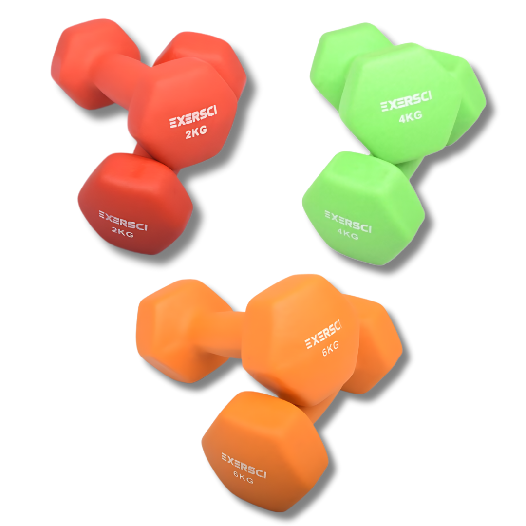 Exersci® Neoprene Dumbbells (Pair)