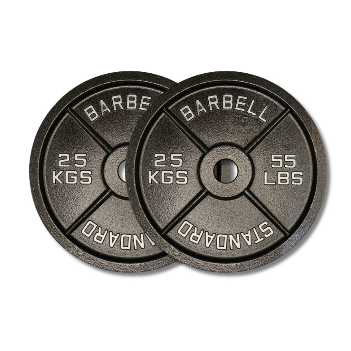 Exersci® Premium Retro 2" Cast Iron Weight Plates (Pair)