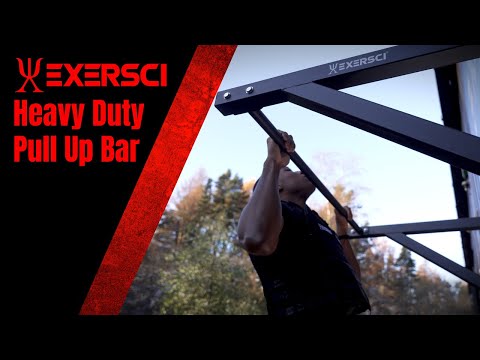 Exersci Heavy Duty Pull Up Bar Video