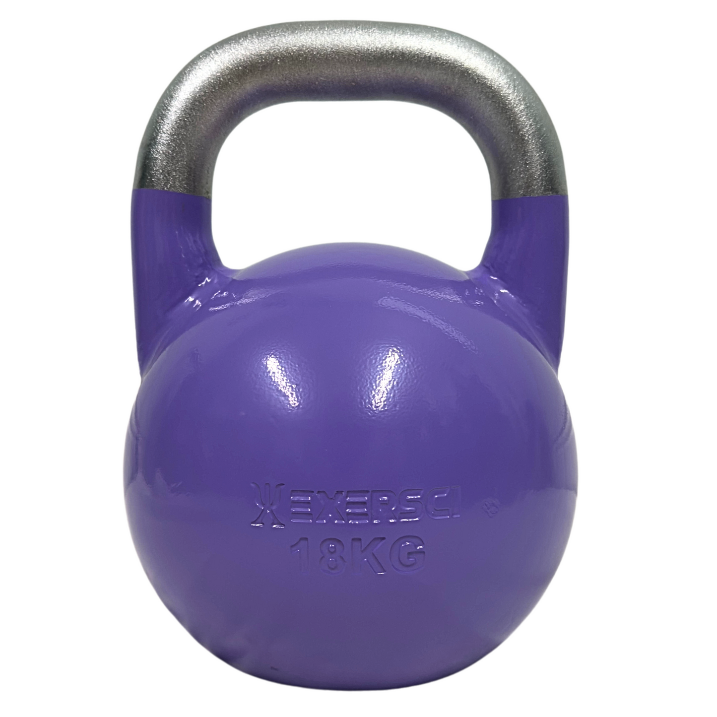 purple competition kettlebell