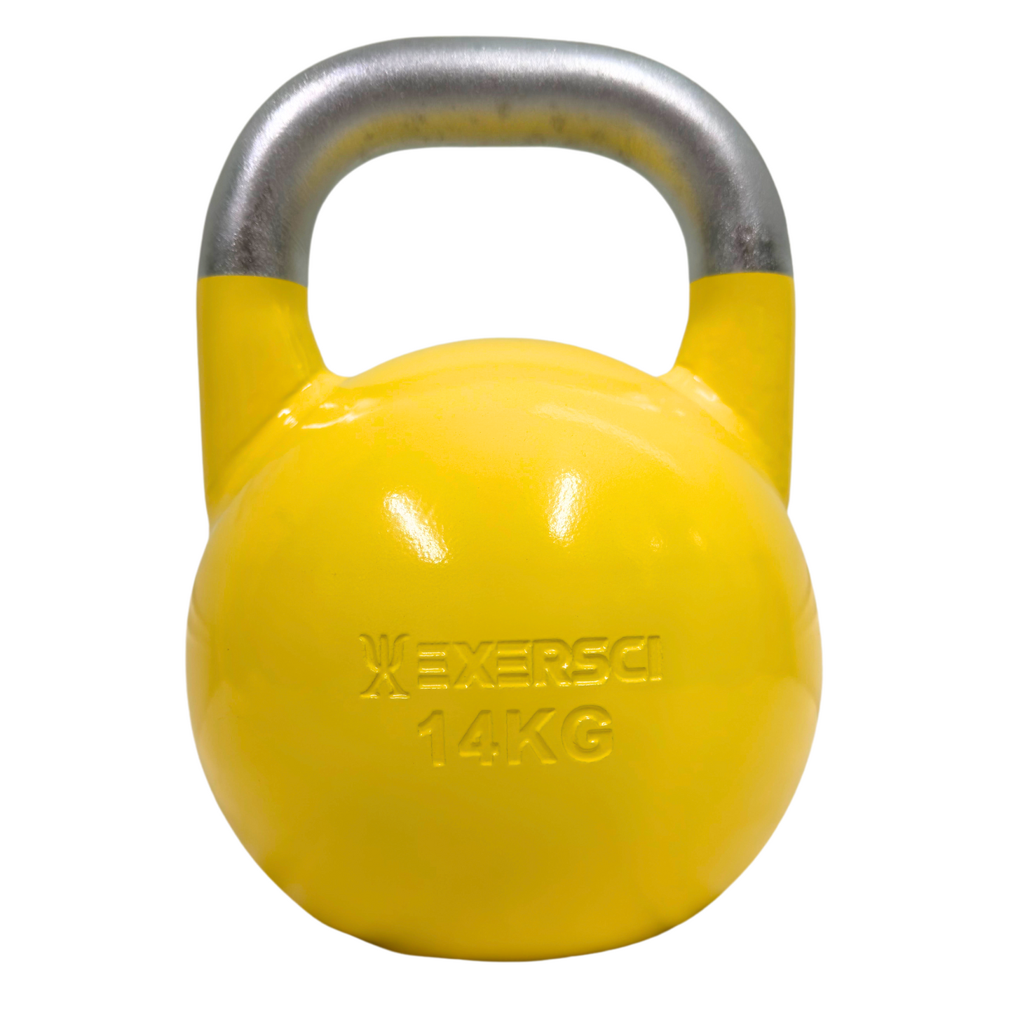 yellow competition kettlebell