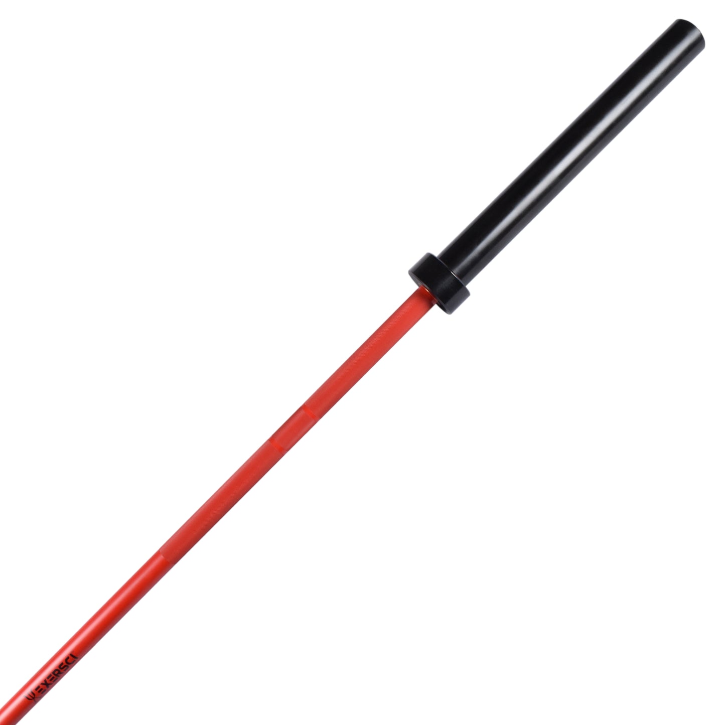 Exersci® Limited Edition 7ft 20kg Red & Black Olympic Barbell + 2 x Free Spring Collars