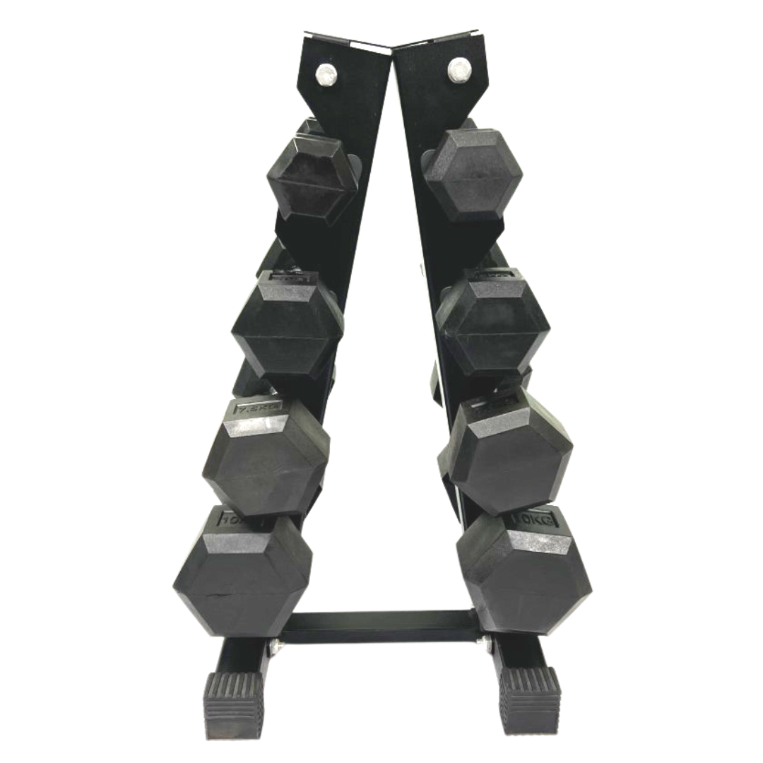 Exersci® Dumbbell Tree Set 2.5-10kg (2.5kg increments)