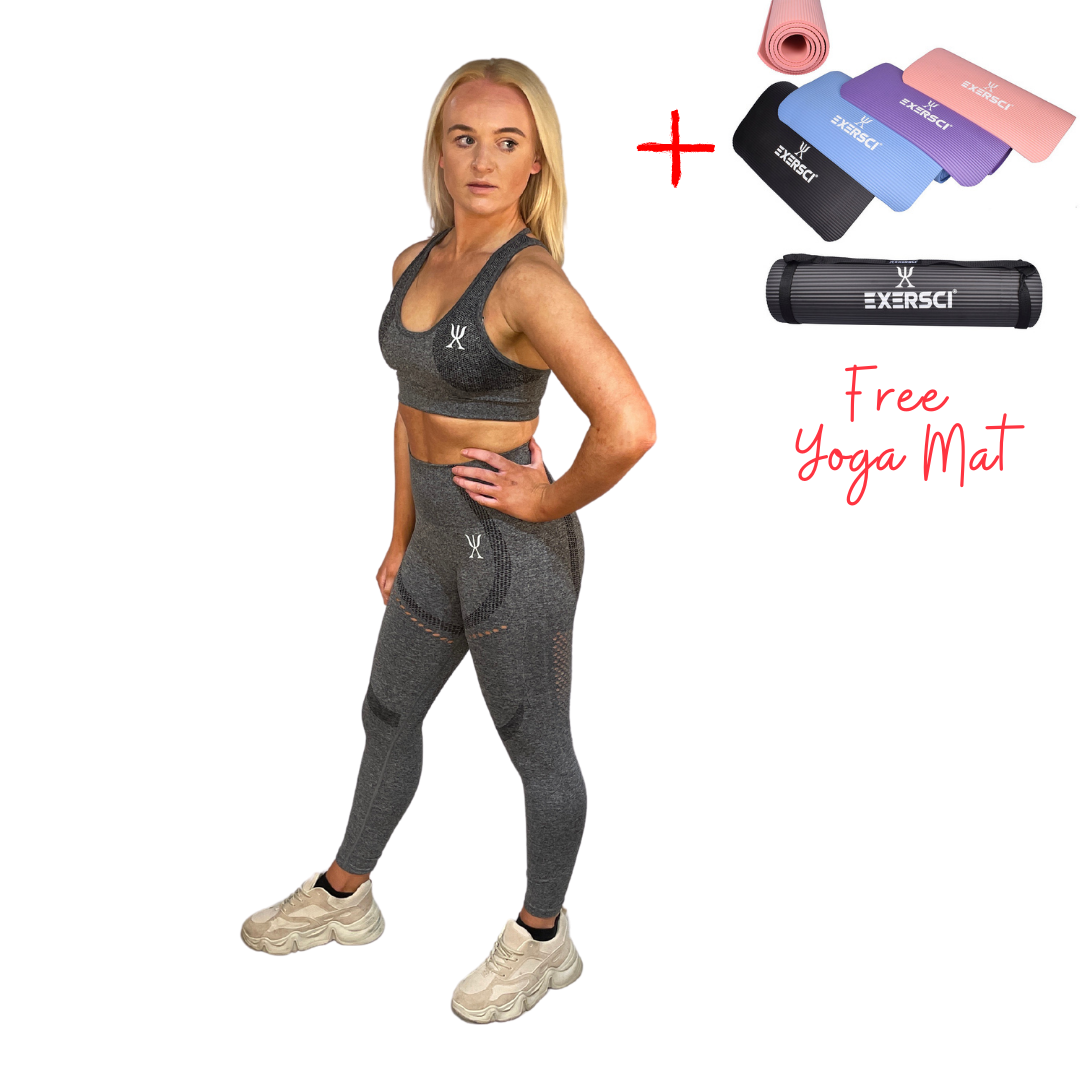 Exersci® Grey Yoga Set