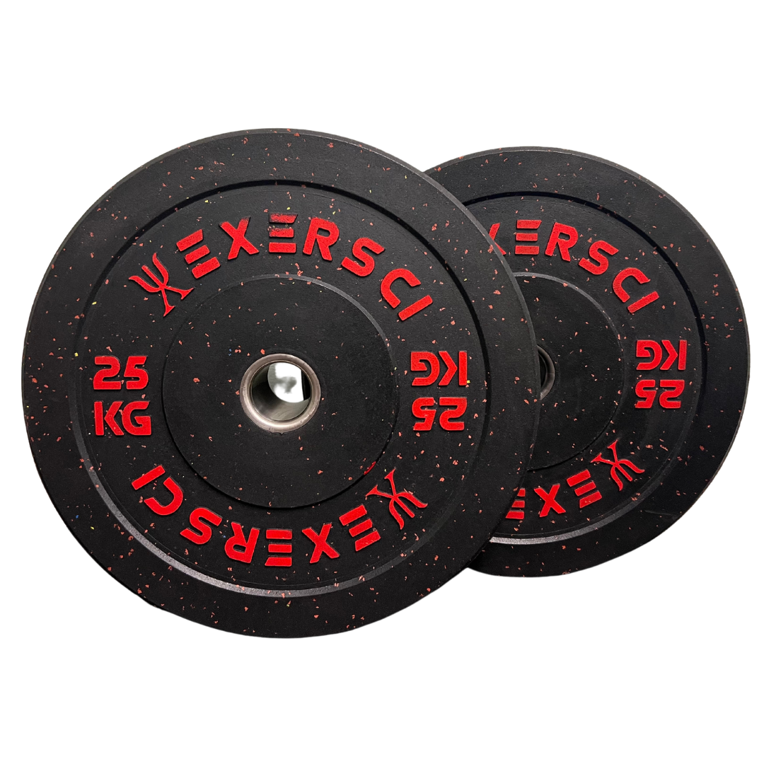 25kg Crumb Rubber Olympic Bumper Plates