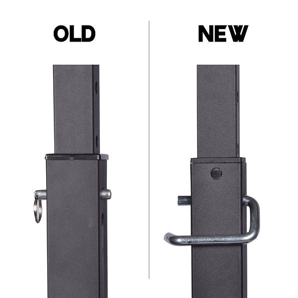 Exersci® Heavy Duty Squat Rack with Dips and Storage Arms