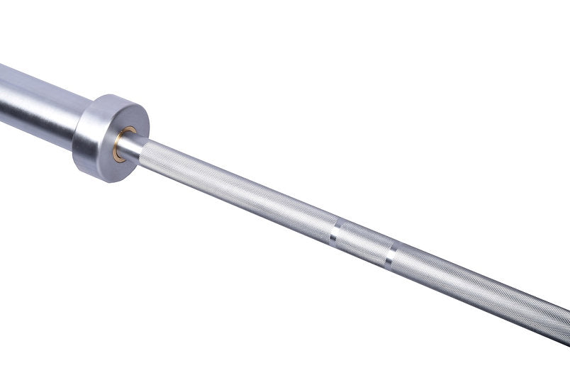 Exersci® 15kg Hard Chrome Olympic Barbell + 2 x Free Spring Collars