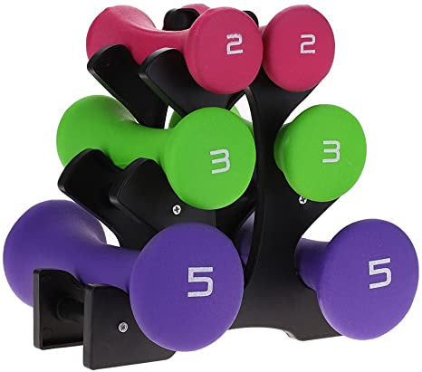 Exersci® Neoprene Dumbbell Storage Rack