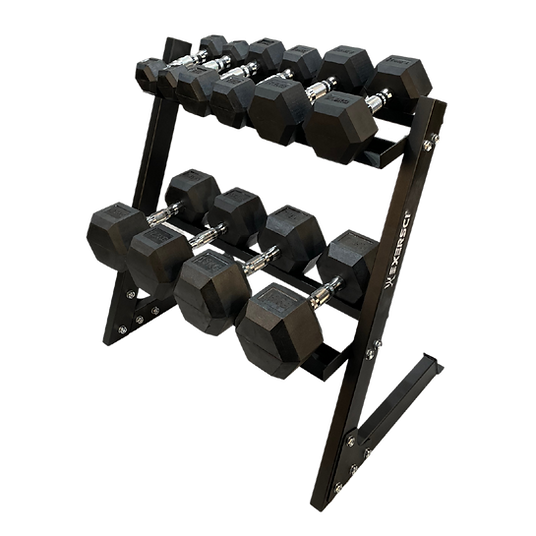 Exersci® 2-Tier Dumbbell Storage Rack