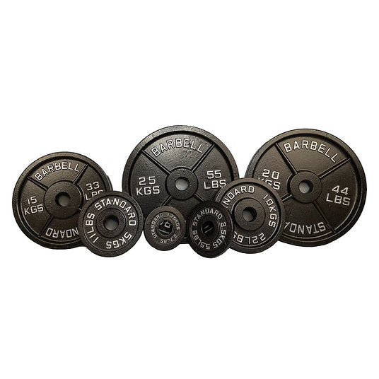 Exersci® Premium Retro 2" Cast Iron Weight Plates (Pair)