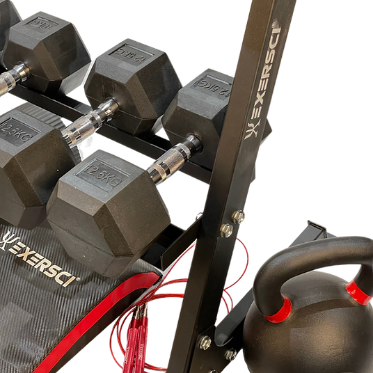 Exersci® 2-Tier Dumbbell Storage Rack