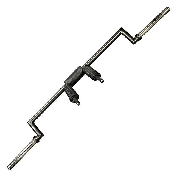 Exersci® Black & Chrome Premium Safety Squat Bar