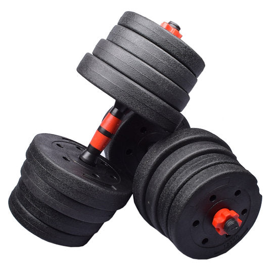 Exersci® Adjustable Dumbbell & Barbell Set with Kettlebell Attachment Option