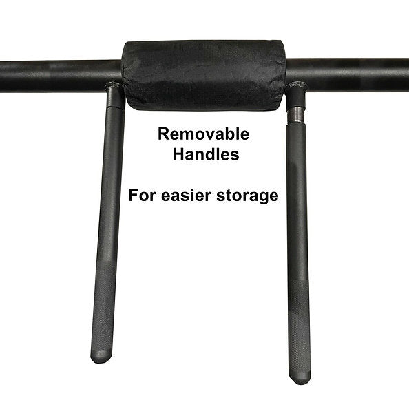 Exersci® Black & Chrome Premium Safety Squat Bar