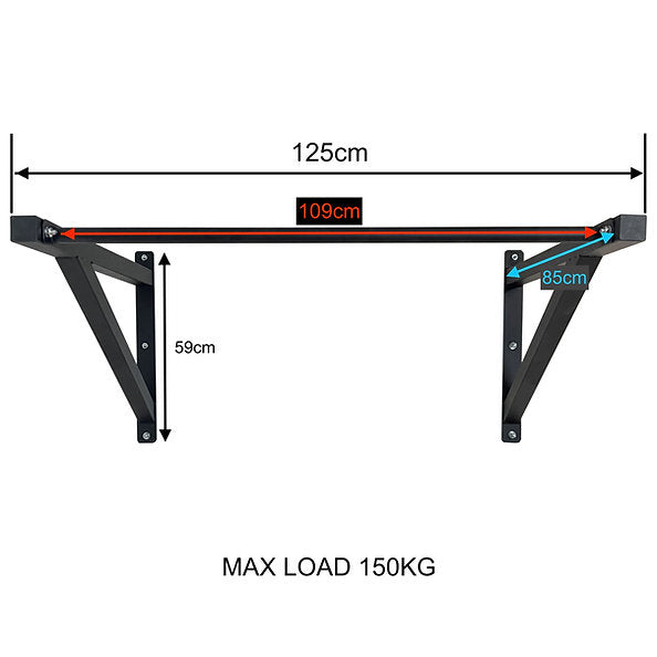 Exersci Heavy Duty Pull Up Bar Dimensions