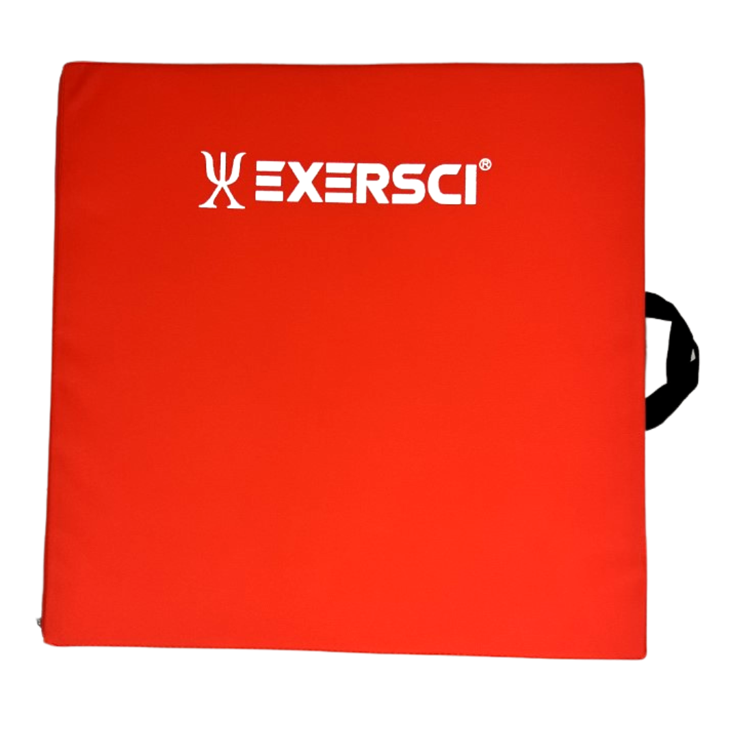 Exersci® Thick Folding Gym Mats Folded Red