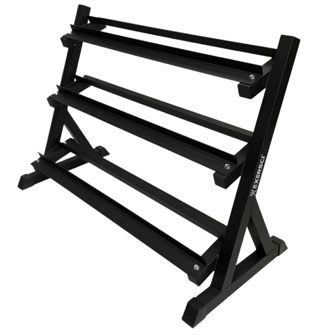 Exersci 3-tier dumbbell rack