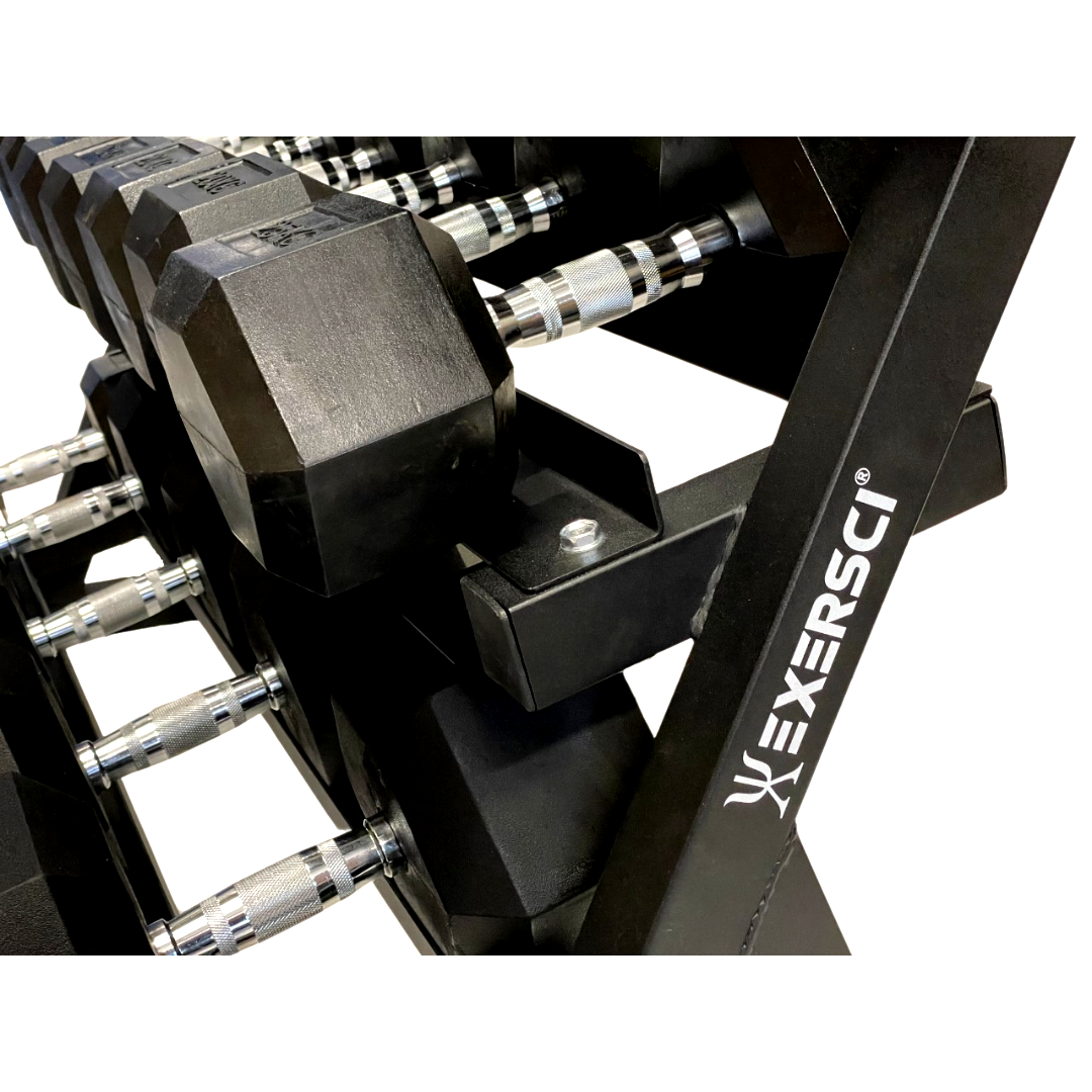 Exersci 3-tier dumbbell rack