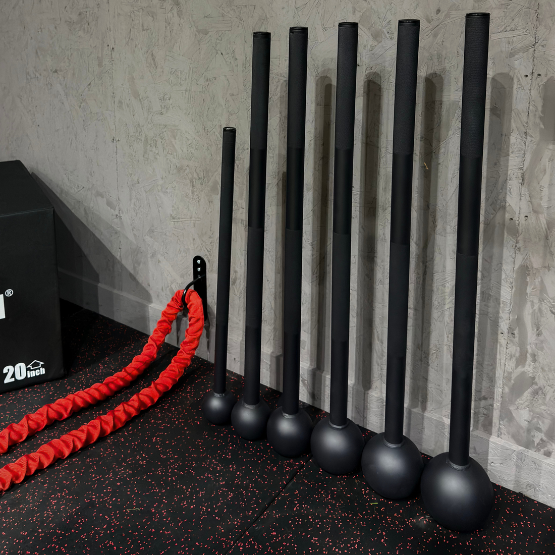 An image of the Exersci Macebells to illustrate the Exersci blog post entitled 'Offset Loading Explained: Why Macebells Improve Functional Strength'