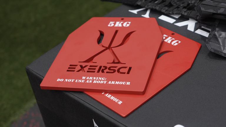 An image of Exersci weighted plates for the Exersci tactical weighted vest to illustrate the blog post 'Are Weighted Vests Any Good?'