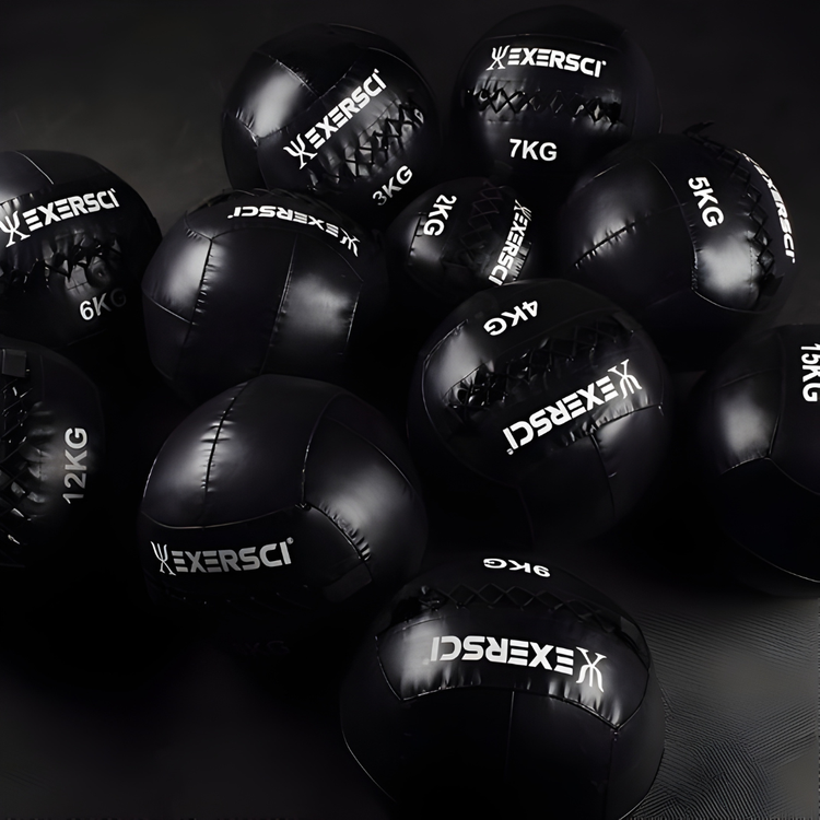medicine and slam balls from Exersci