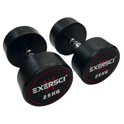 Exersci Round Dumbbells (Pairs) 2.5kg - 30kg
