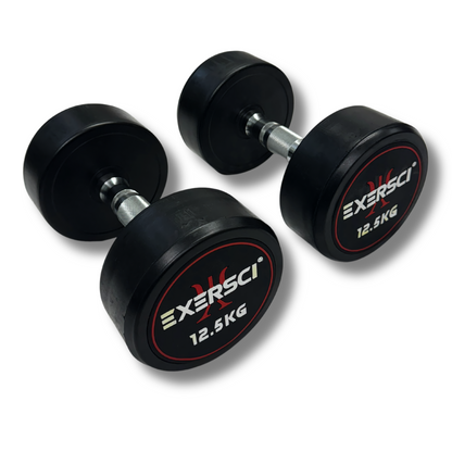 Exersci Round Dumbbells (Pairs) 2.5kg - 30kg