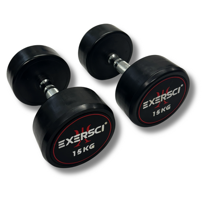 Exersci Round Dumbbells (Pairs) 2.5kg - 30kg