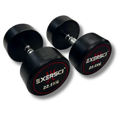 Exersci Round Dumbbells (Pairs) 2.5kg - 30kg