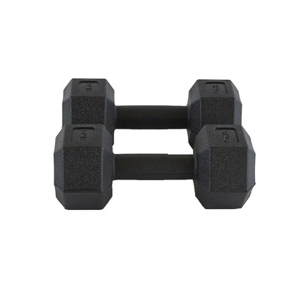Cement Hex Dumbbell Side View