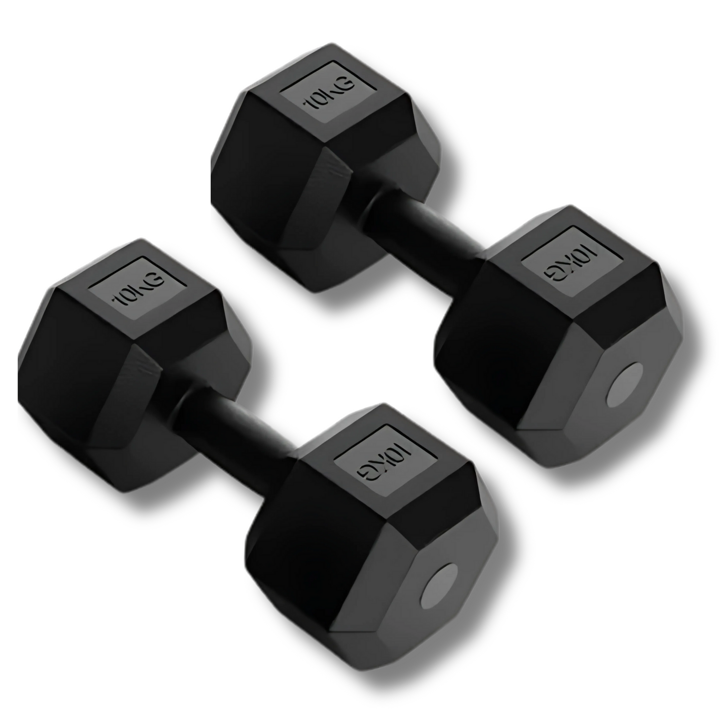 Cement Hex Dumbbells 10kg Pair