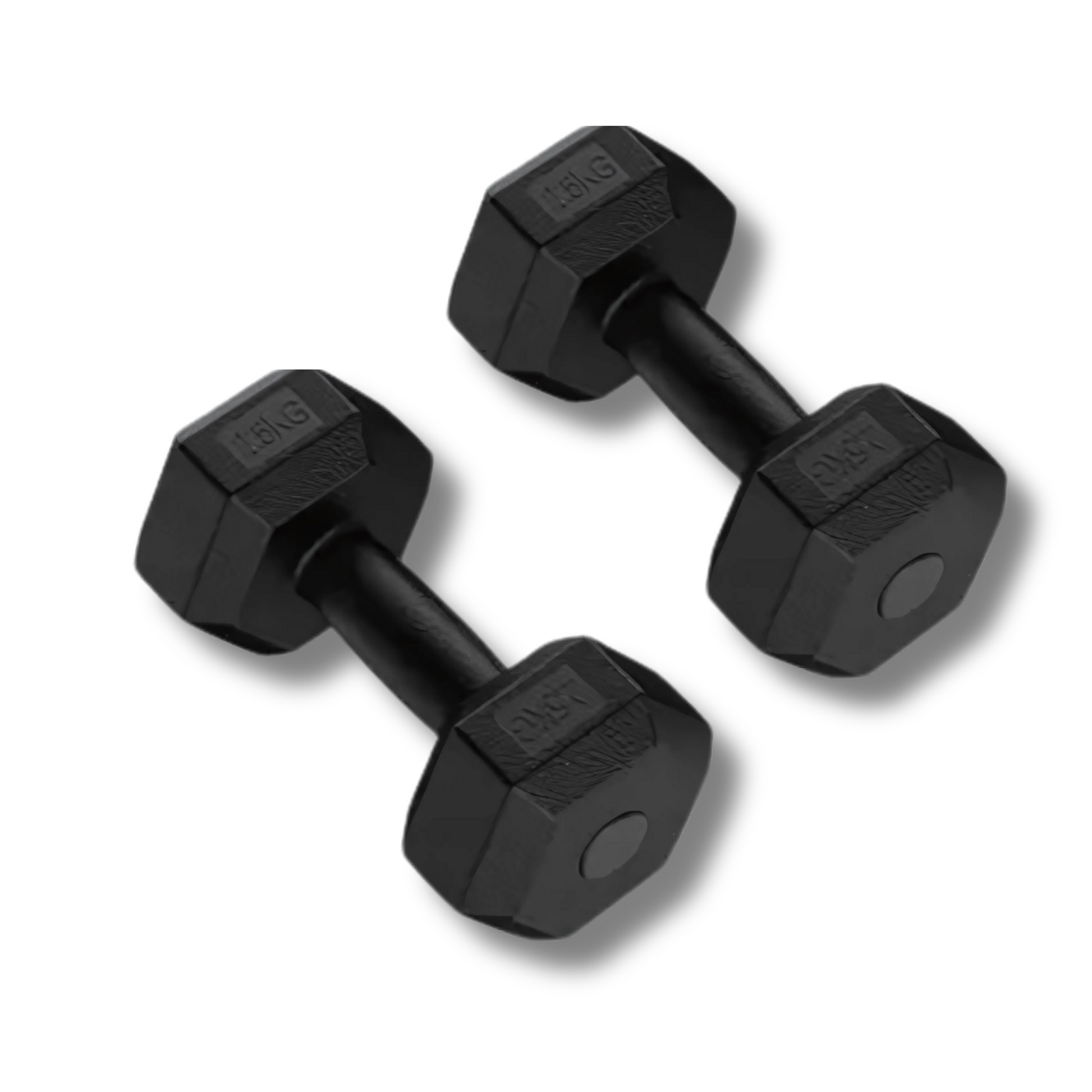Cement Hex Dumbbells 2.5kg Pair