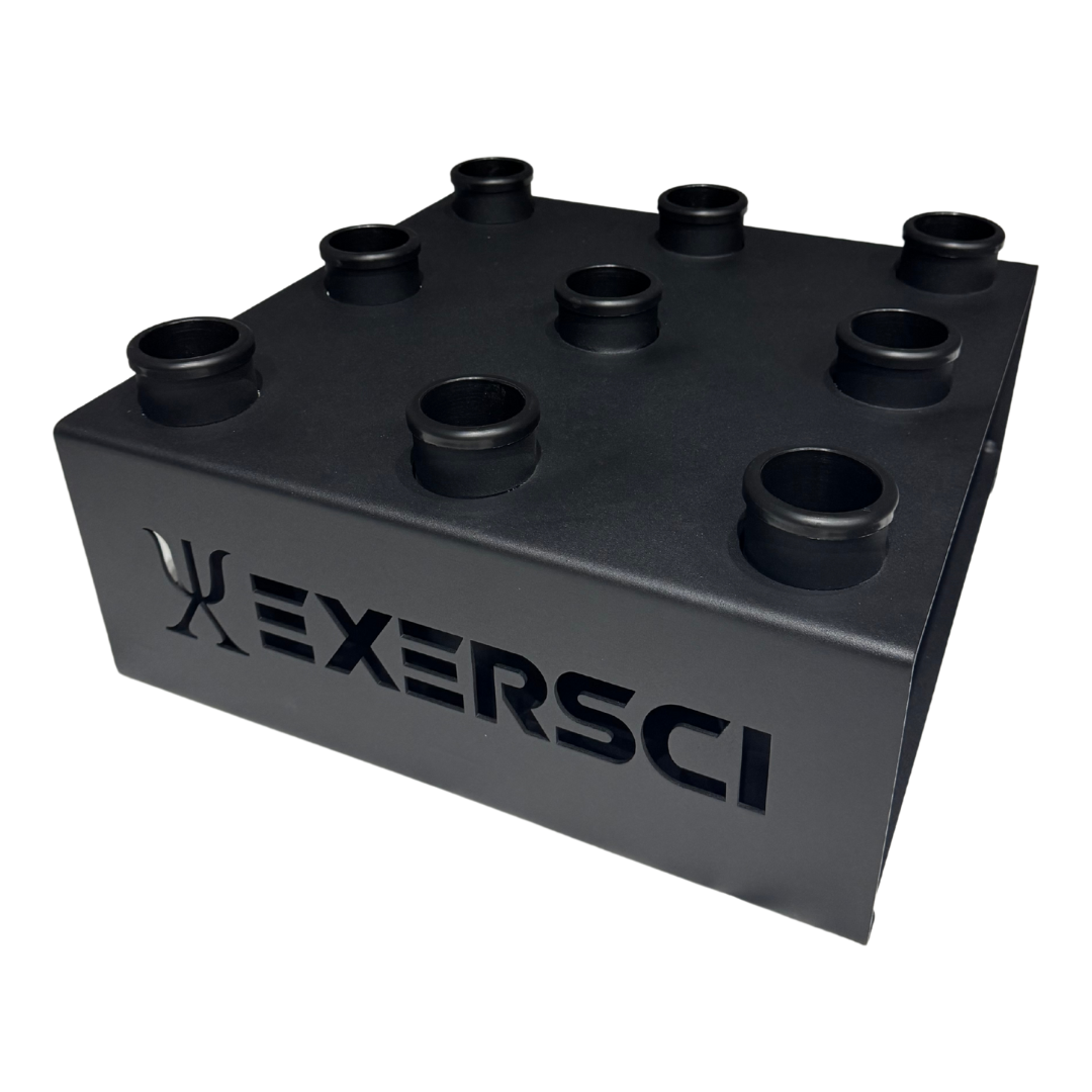 Exersci Olympic Barbell Floor Stand - 9 Bars