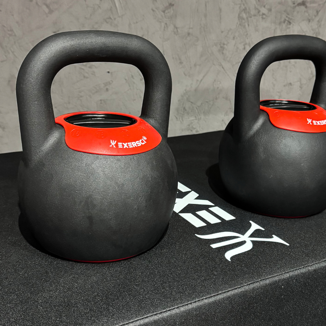 Exersci Cast Iron Adjustable Kettlebell Gym Setting