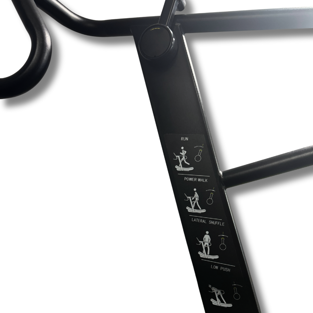 Exersci Curved Treadmill Running Machine Mode Lever