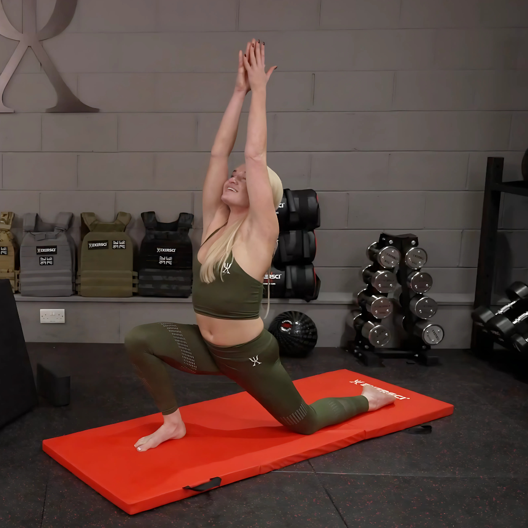 Exersci® Thick Folding Gym Mat with Carry Handle
