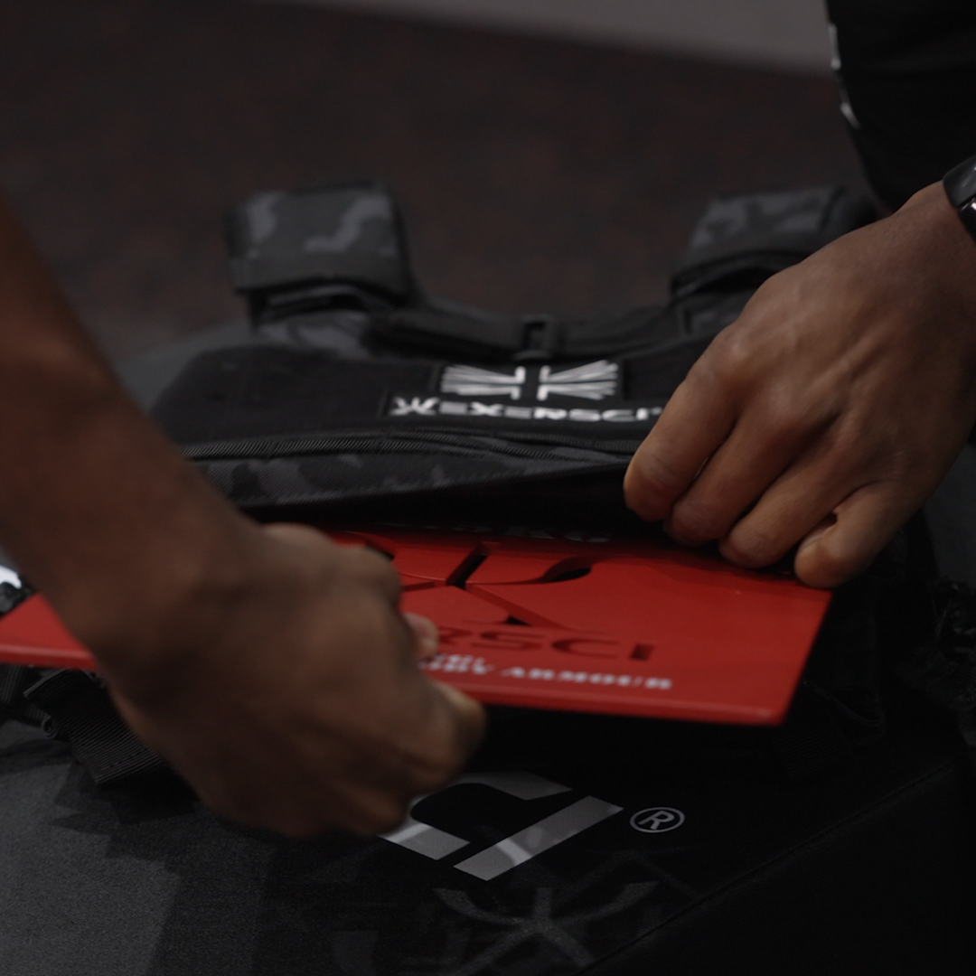 Exersci Weighted Vest Plates in Vest