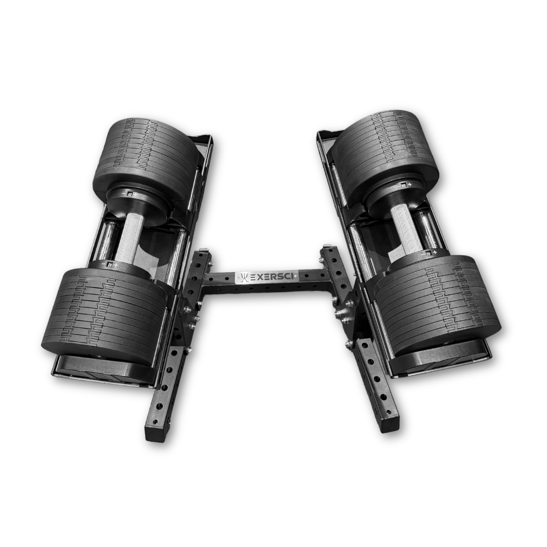 Exersci Elite Adjustable Dumbbell Rack