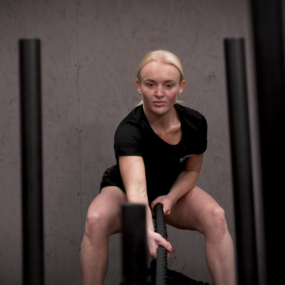 Sled Pull using Battle Rope