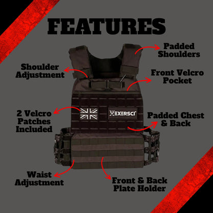 Tactical Weighted Vest Features