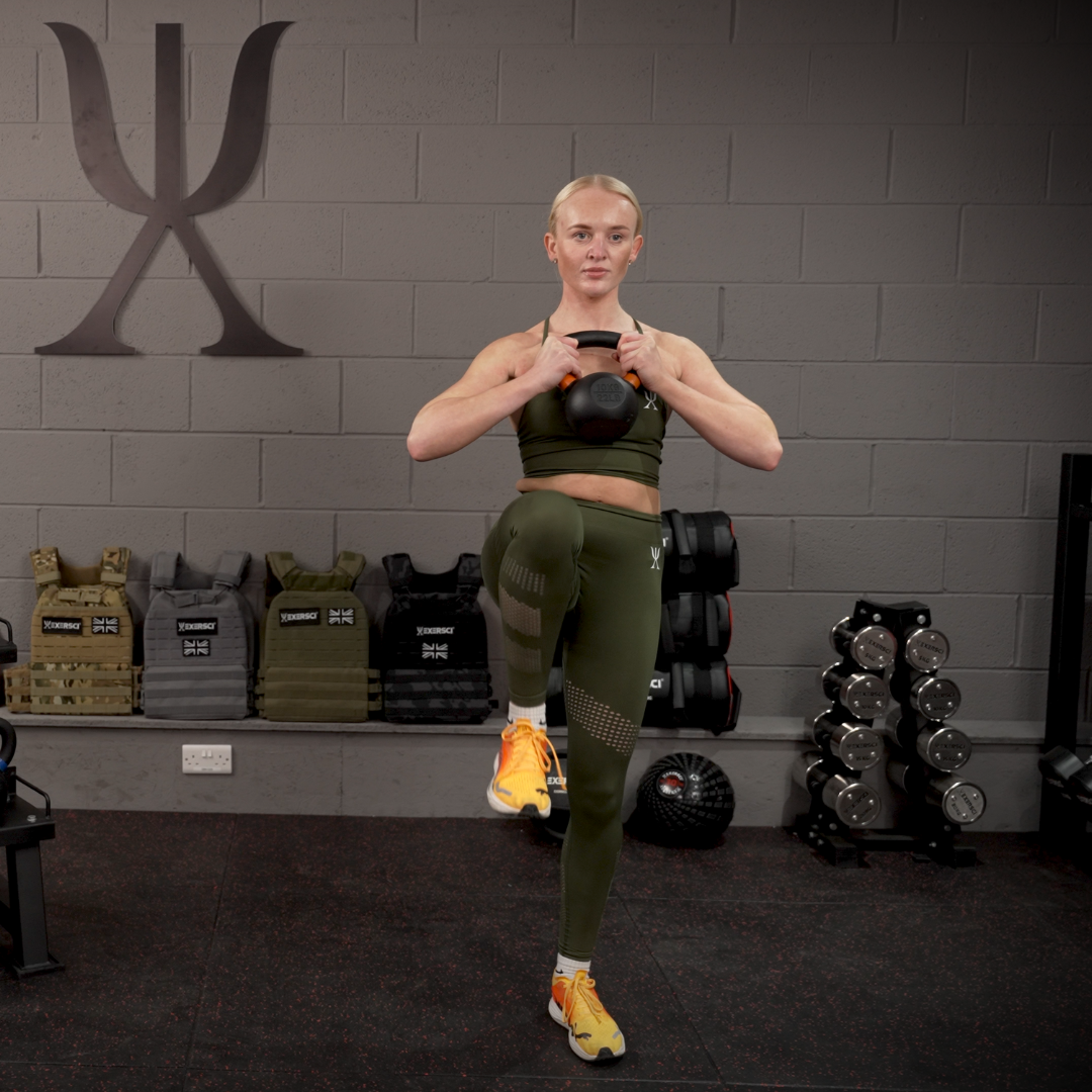 Exersci® Powder Coated Cast Iron Kettlebells
