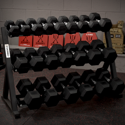 Exersci® 5kg-30kg Hex Dumbbell Bundle (2.5kg increments)