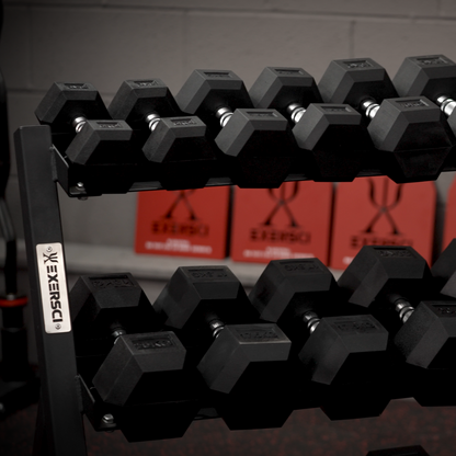 Exersci® 5kg-30kg Hex Dumbbell Bundle (2.5kg increments)