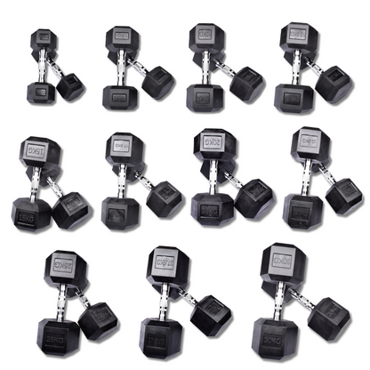 Exersci® Hex Dumbbells (Pairs)