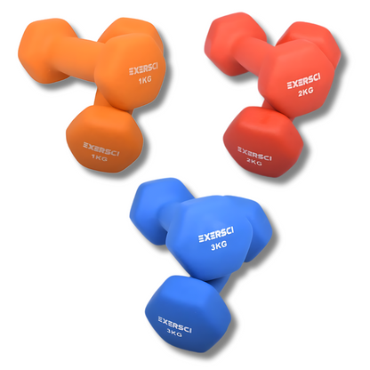 Exersci® Neoprene Dumbbells (Pair)