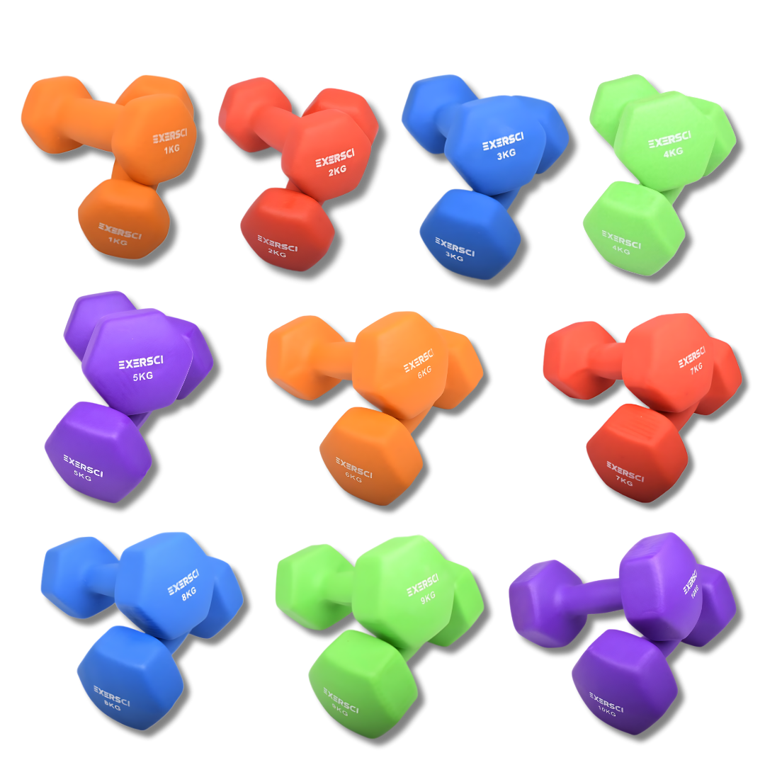 Exersci® Neoprene Dumbbells (Pair)
