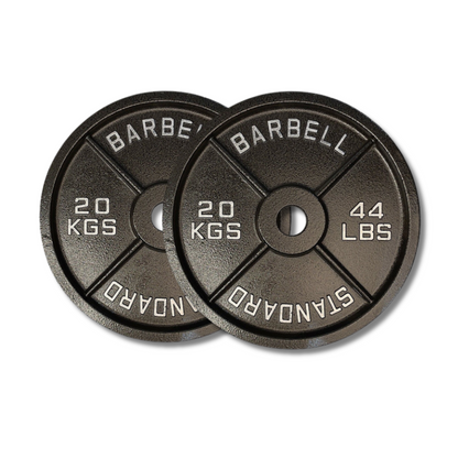 Exersci® Premium Retro 2" Cast Iron Weight Plates (Pair)